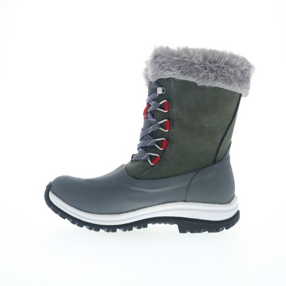 Original Muck Womens Apres Lace Up Arctic Grip Waterproof Gray Boots (NWT) - Picture 5 of 7
